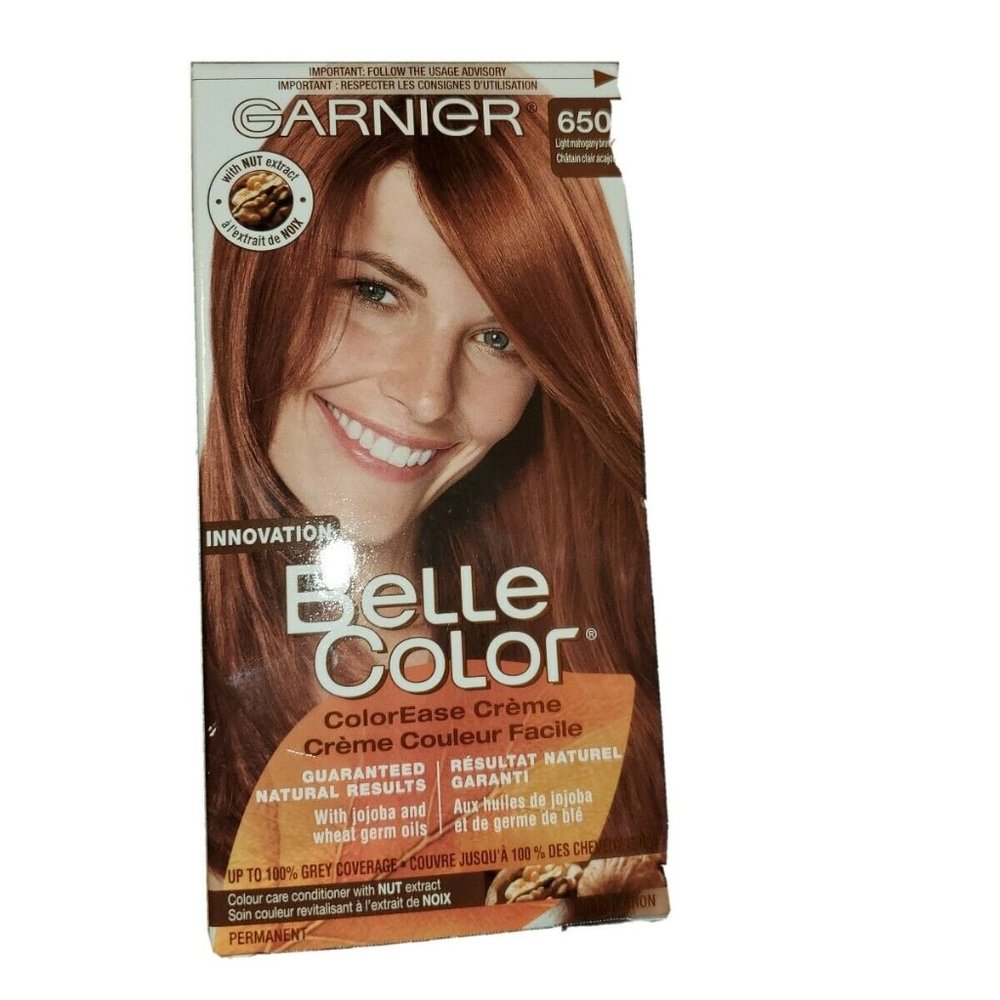Garnier Belle Color 650 Light Mahogany Brown Hair